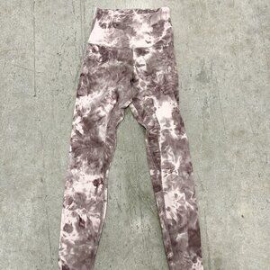 lululemon Align™ High-Rise Pant 25" Size 4 - Super Cute Pink Camo Print!